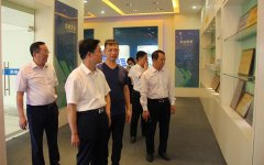 南昌市政协主席刘家富一行到公司考察调研